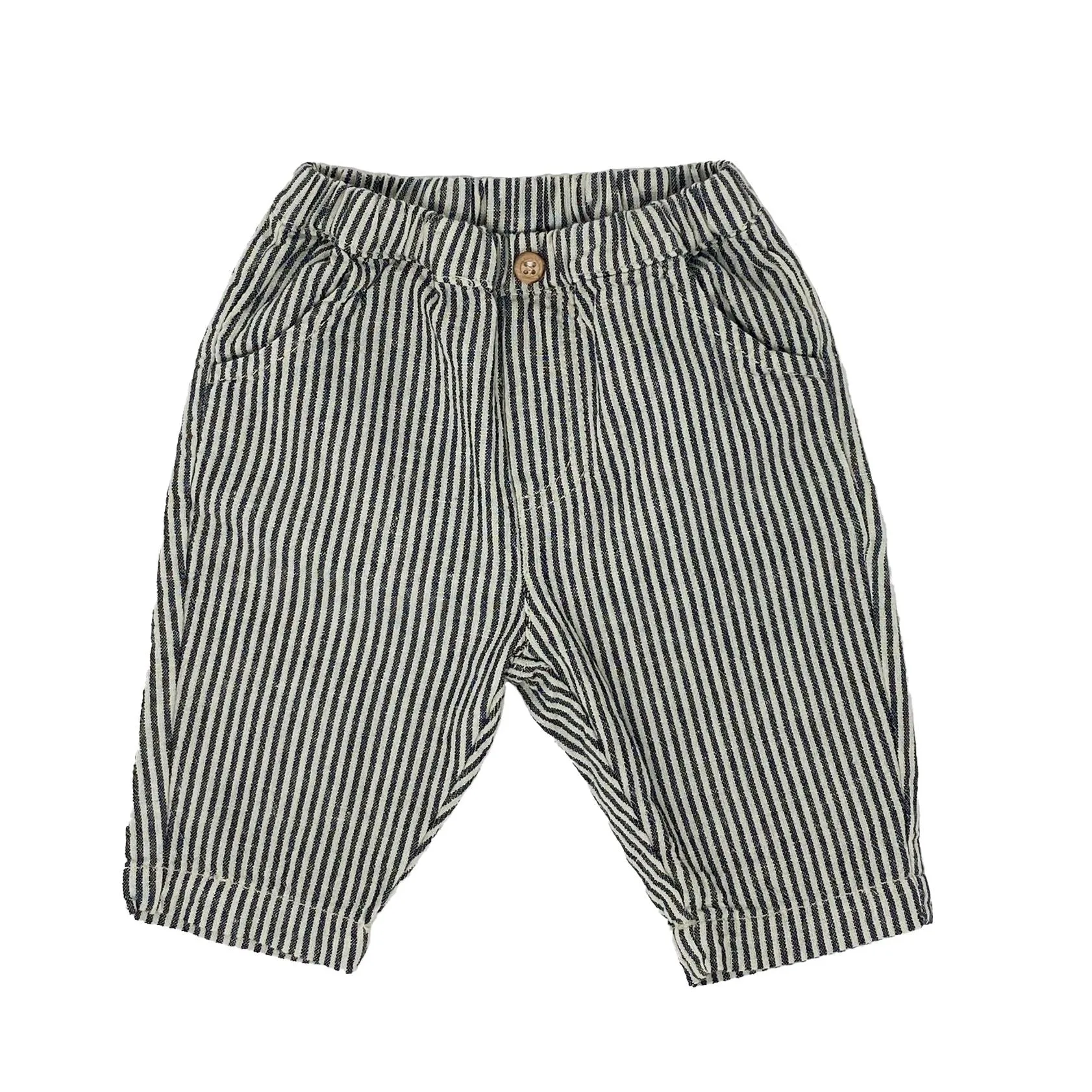 Blue Striped Pants