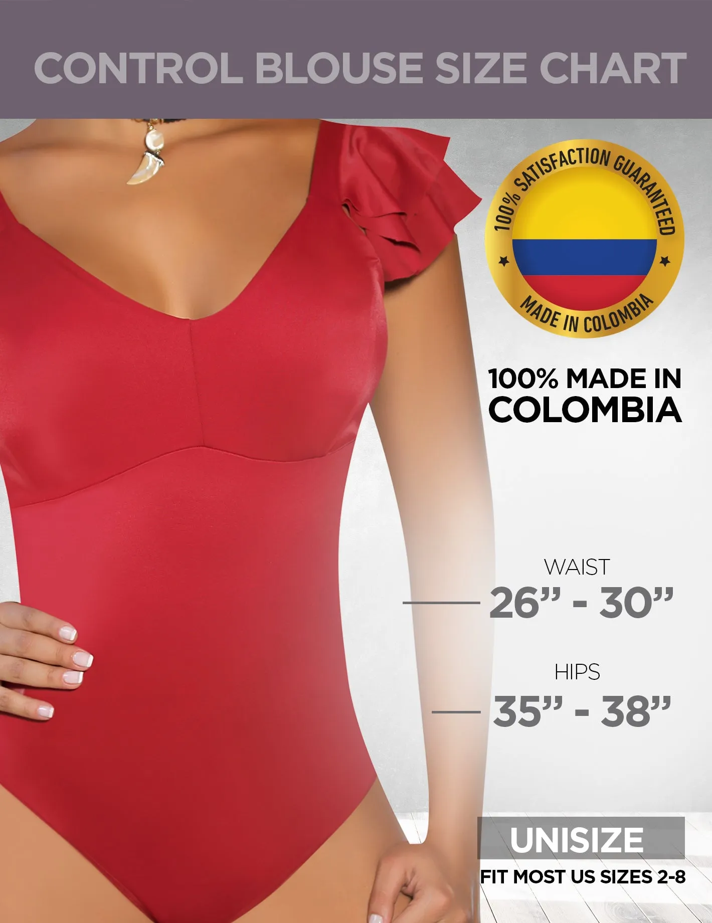 Bodysuit Shaper Blusa Faja  Scarlett