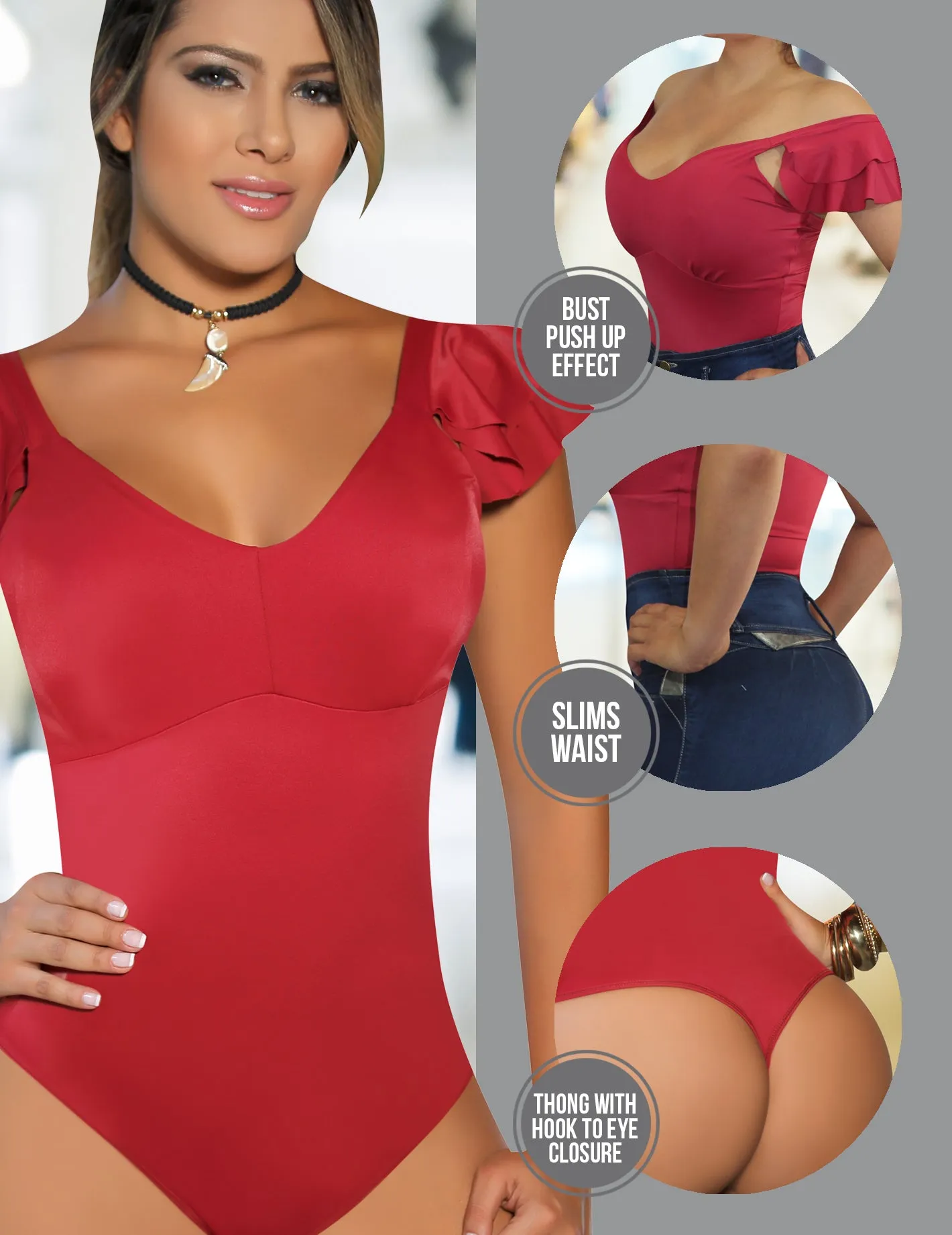 Bodysuit Shaper Blusa Faja  Scarlett