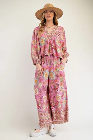 Border Printed Babydoll Tunic/Stuffology Boutique