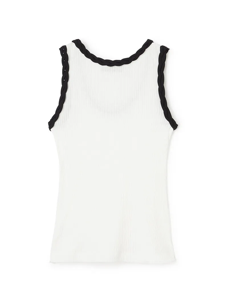BRAID DETAIL TANK TOP