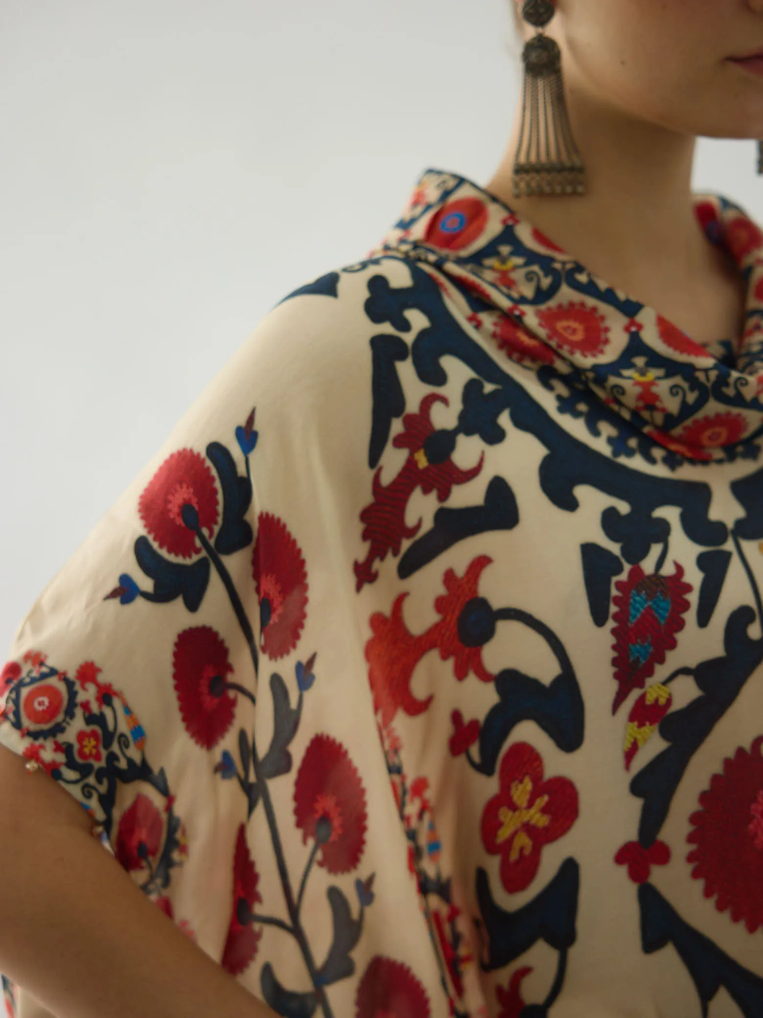 Bukhara Rust Lavanya Tunic Set