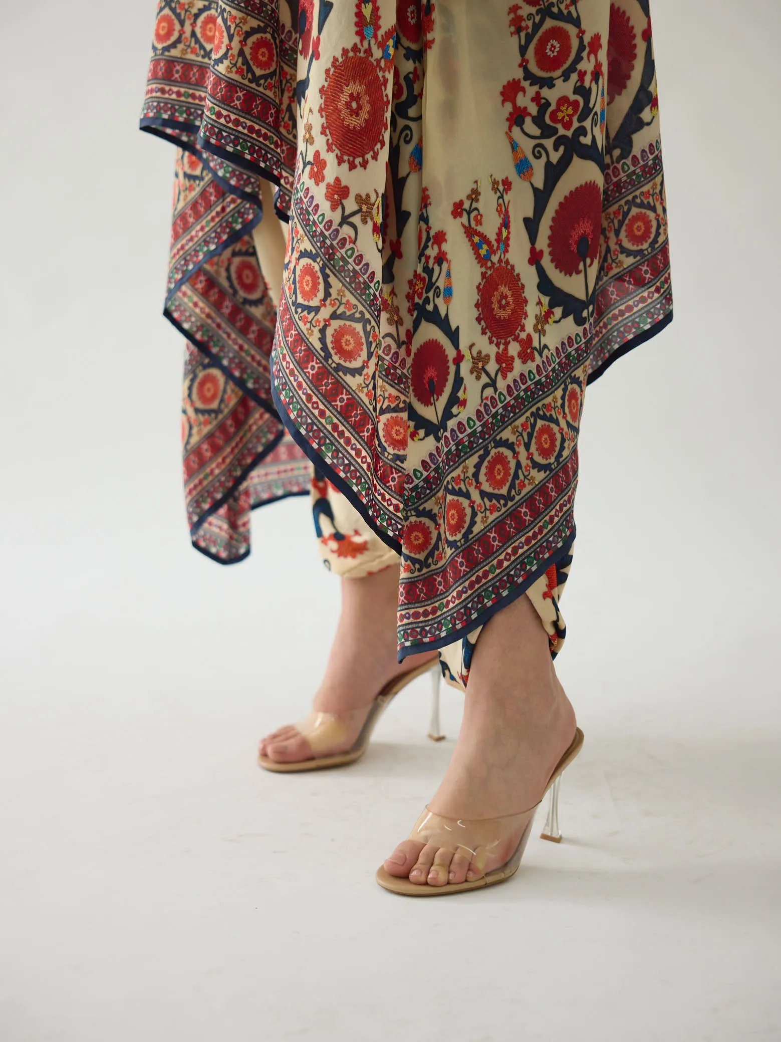 Bukhara Rust Lavanya Tunic Set