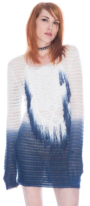 by Ronny Kobo Melanie Ombre Fringe Tunic