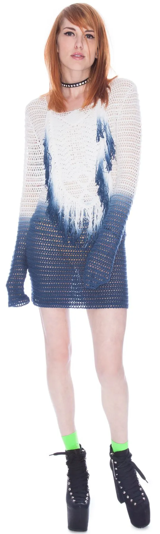 by Ronny Kobo Melanie Ombre Fringe Tunic