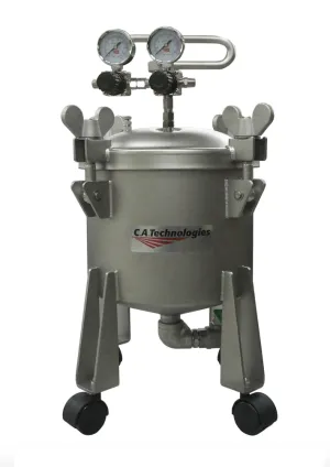 C.A Technologies 2.5 gallon (NON-ASME) Stainless Steel Non-Agitated Bottom Outlet Pressure Tank - NON REGULATED