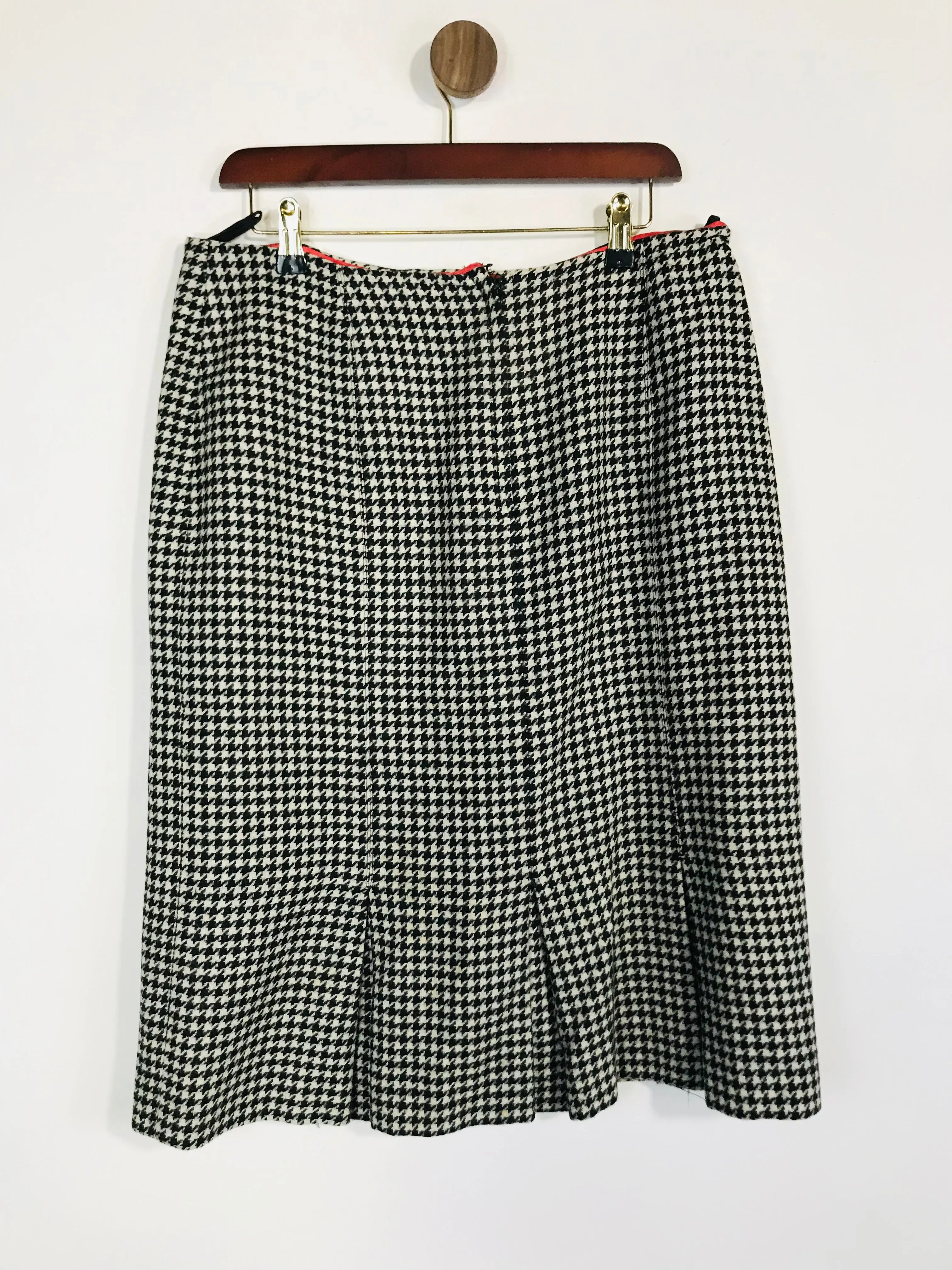Cache d’or Women's Wool Vintage Midi Skirt | L UK14 | Multicoloured