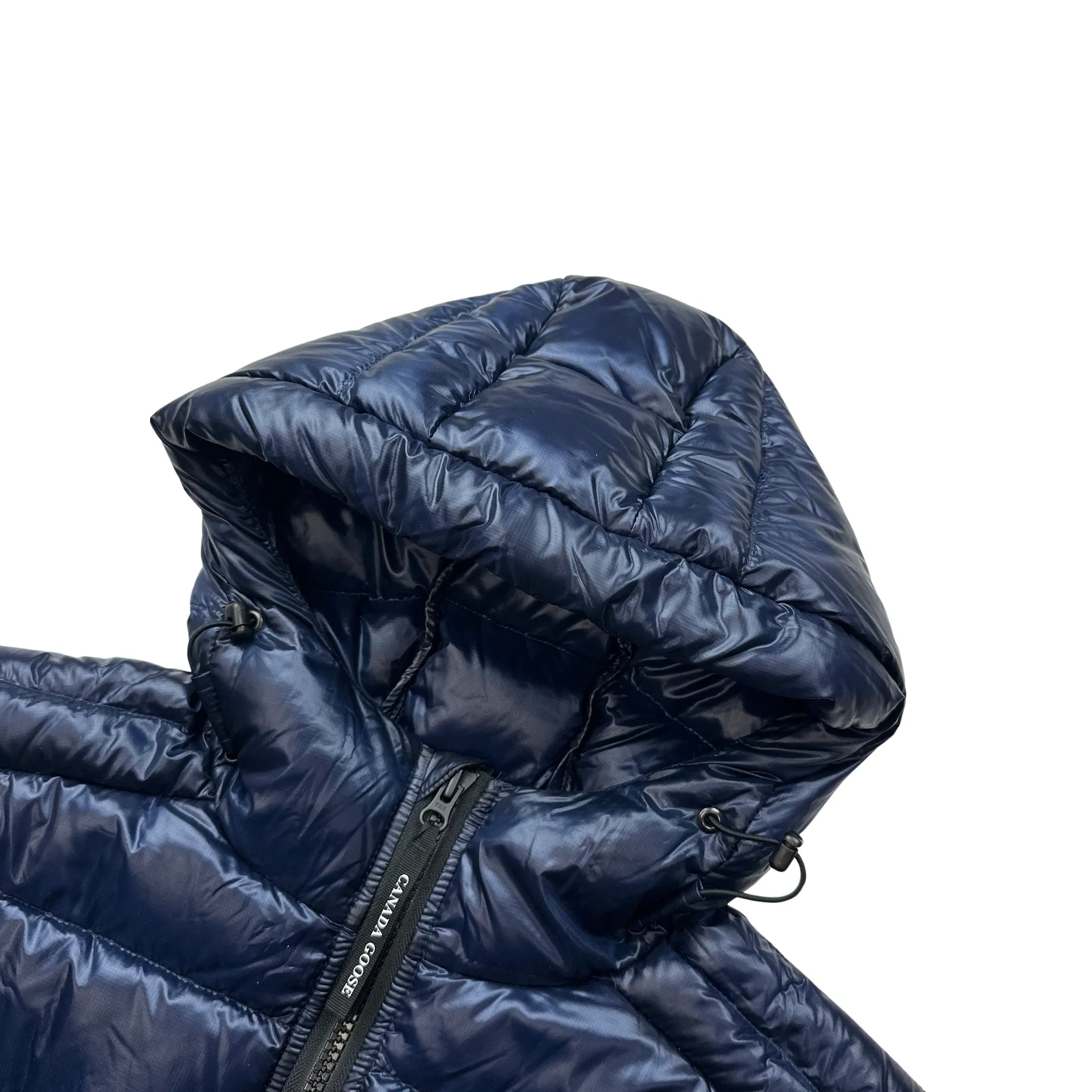 Canada Goose Navy Crofton Hoody Packable Jacket - Small