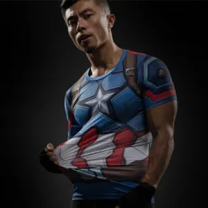 Captain America Compression Top