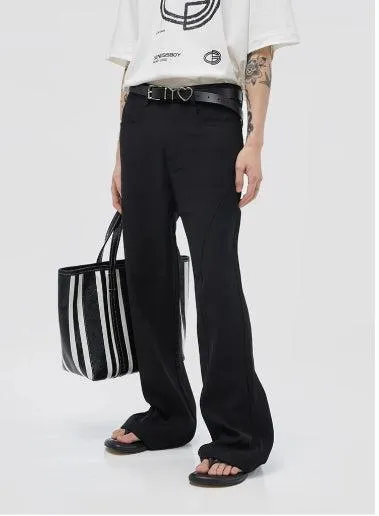 Chicmy- Wide-Leg High-Waist Pants