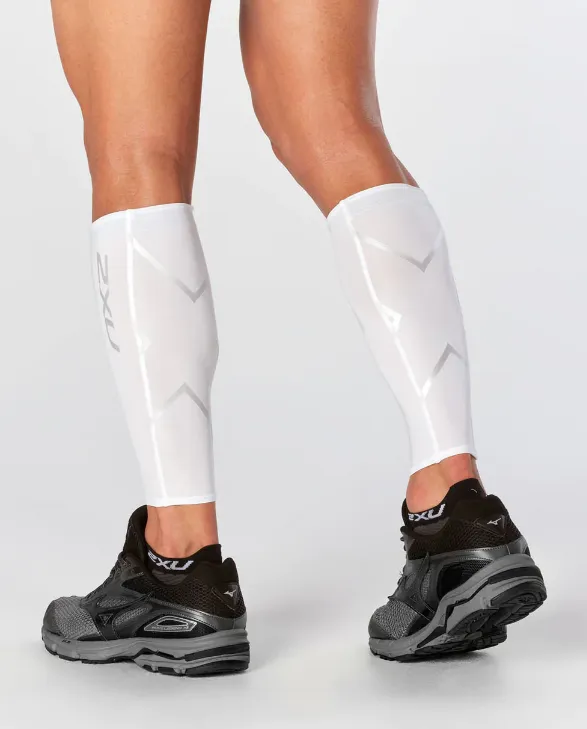 Compression Calf Guards - White