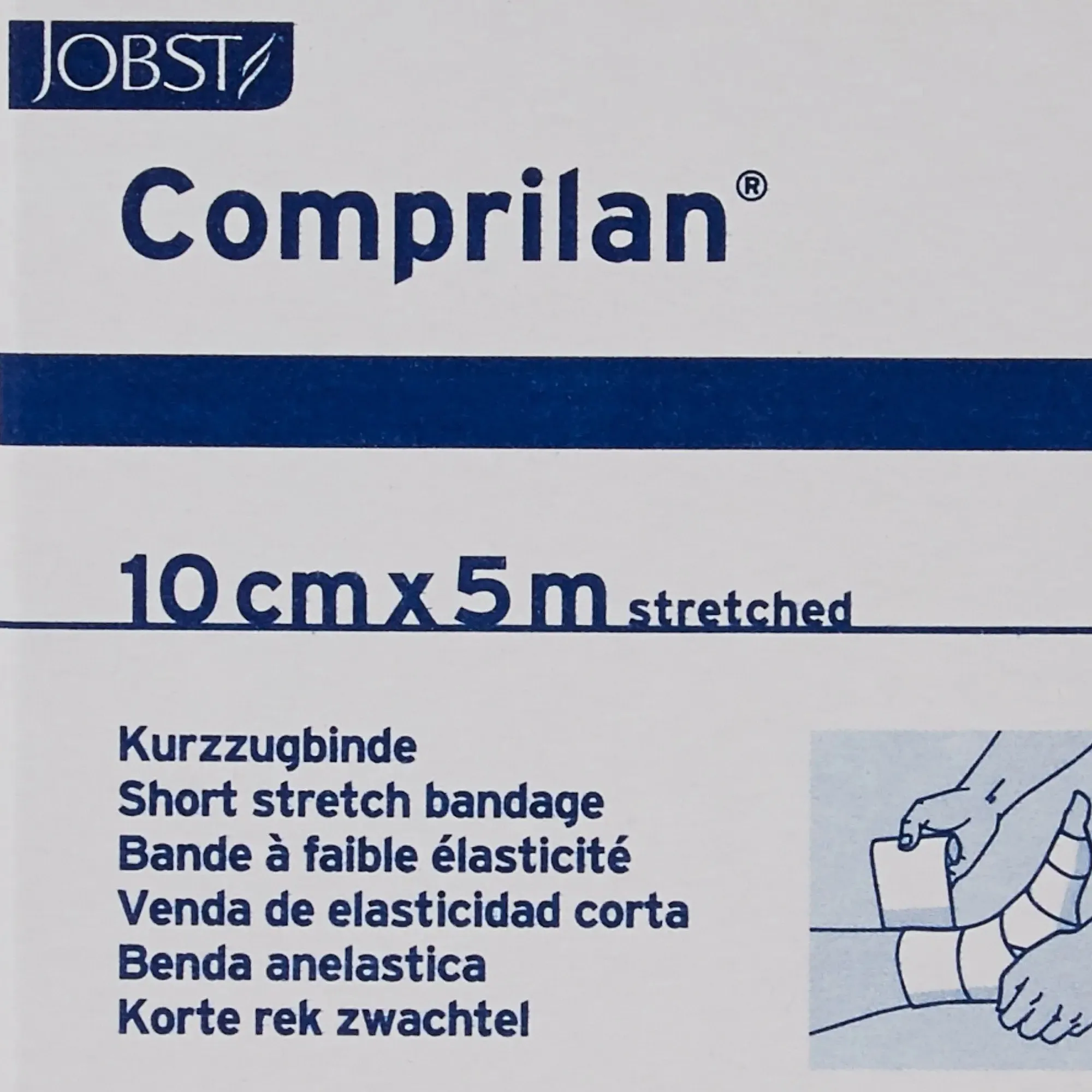 Comprilan® Clip Detached Closure Compression Bandage, 4 Inch x 5-1/2 Yard