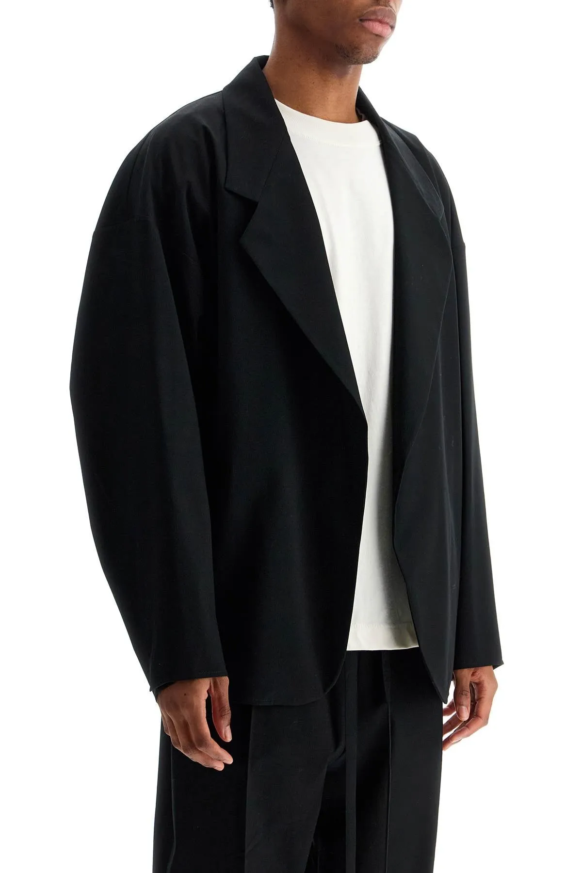 Cotton-Wool Zip Blazer