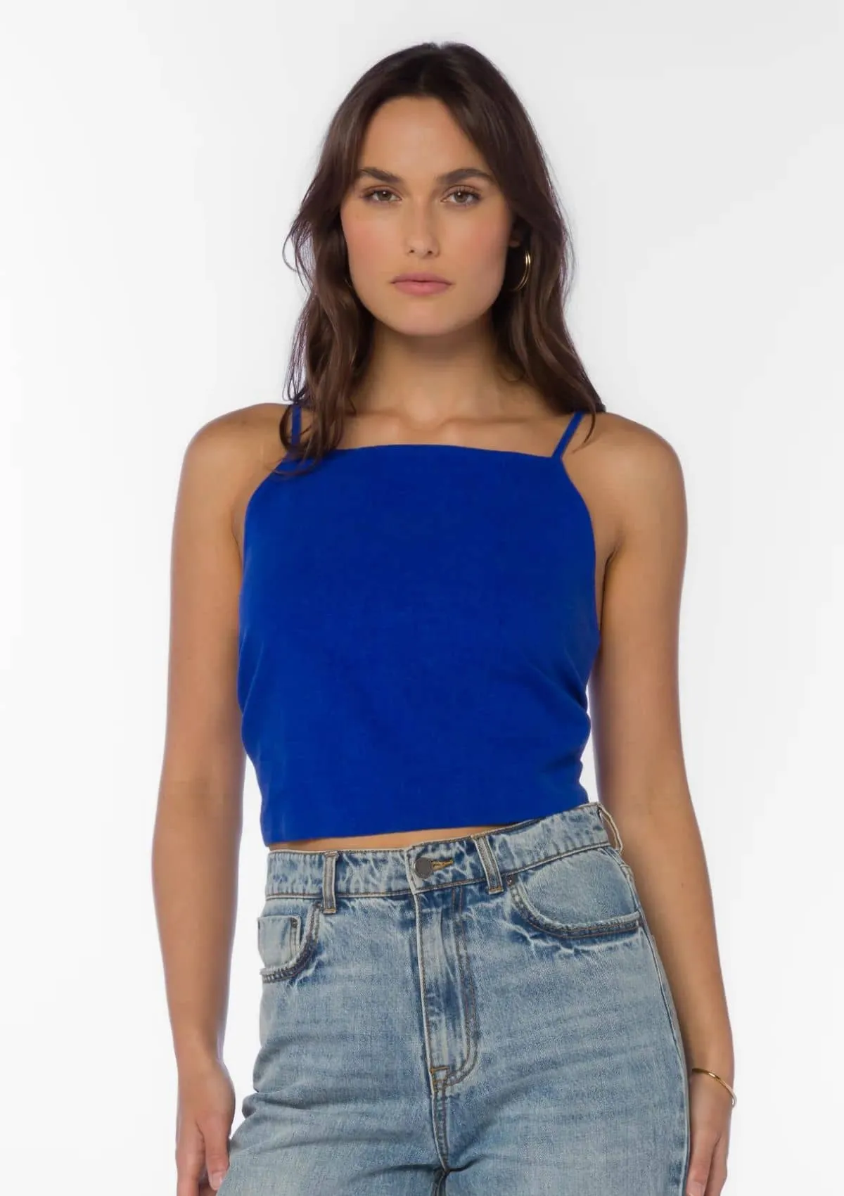 Dani Tie-Back Cropped Tank