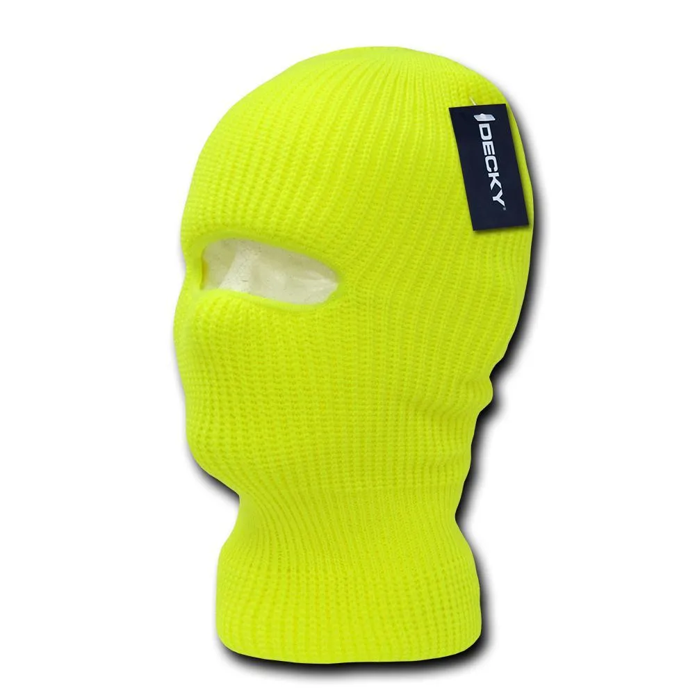 Decky 9051 Kids Ski Mask Youth Neon Color Face Mask (1-Hole)