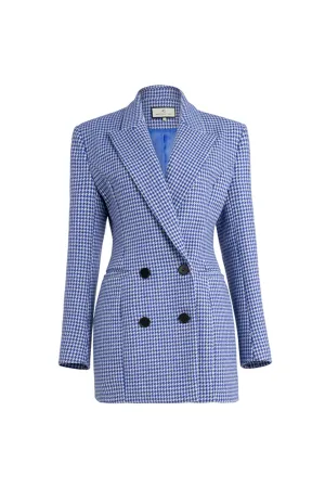 Double breasted blazer | Blue blazer | Commuter blazer