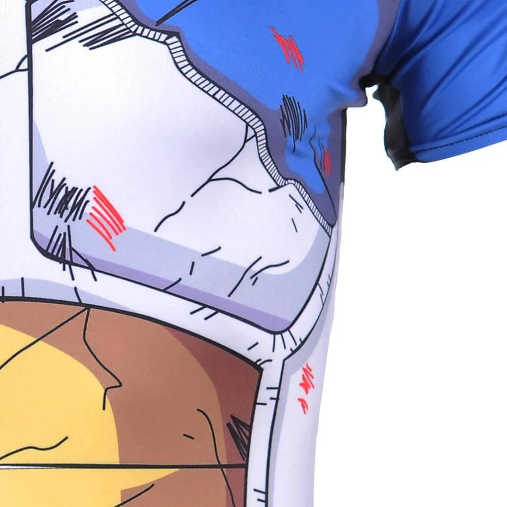 Dragon Battle Ravaged Compression Shirt Men's Short Sleeve