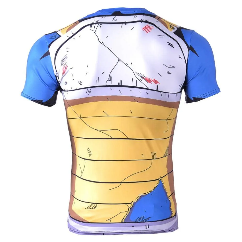 Dragon Battle Ravaged Compression Shirt Men's Short Sleeve