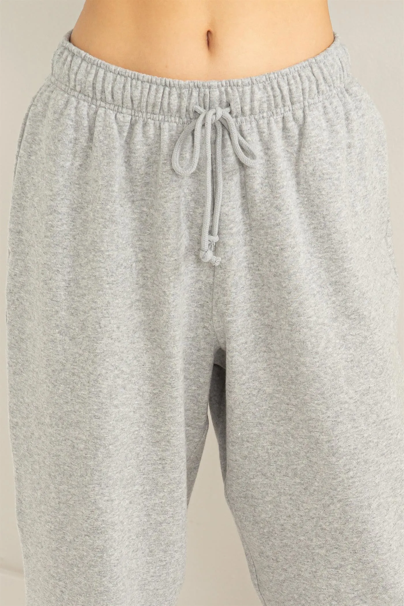 DZ24A317-High-waist Drawstring Joggger Pants