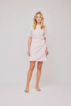 Elicia Wrap Dress - Pink Marshmallow