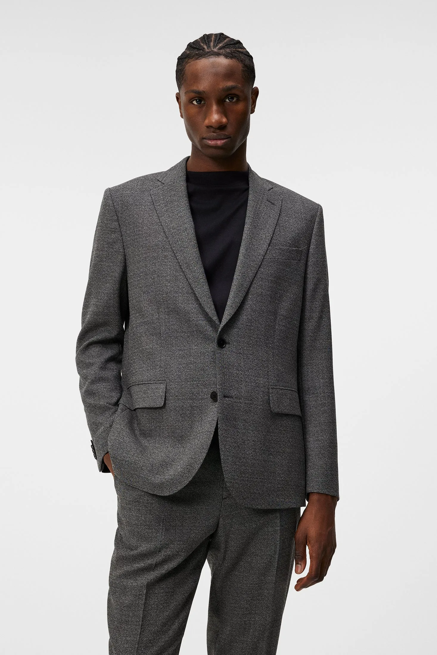 Elton S 2 Tone Blazer / Black