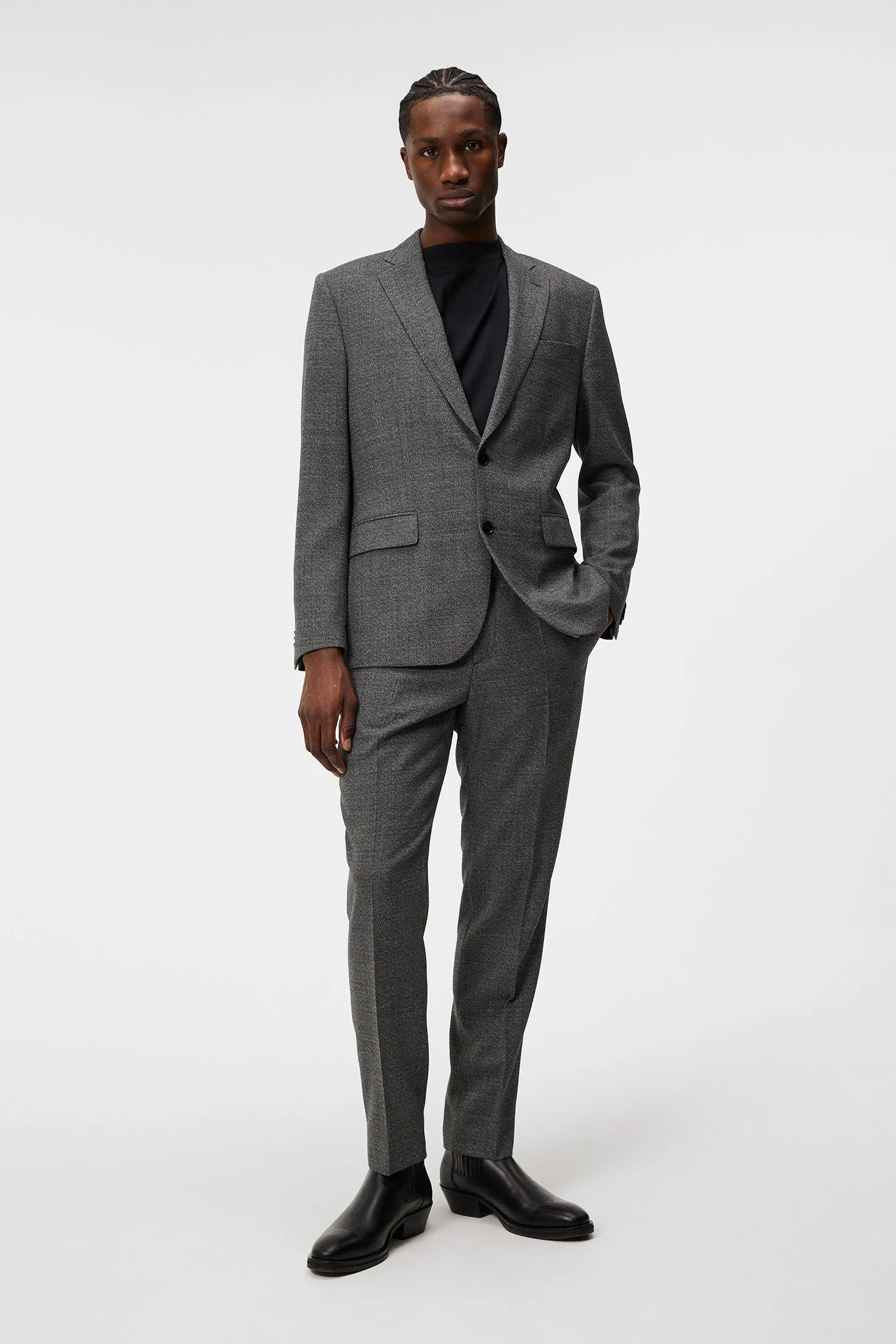 Elton S 2 Tone Blazer / Black