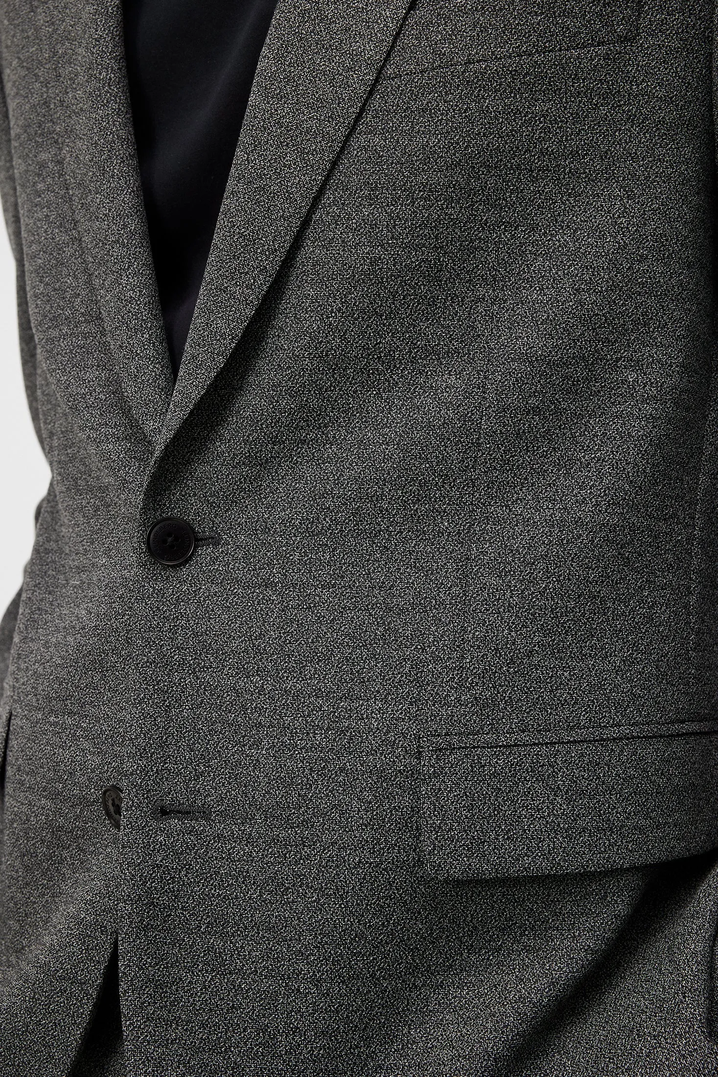 Elton S 2 Tone Blazer / Black