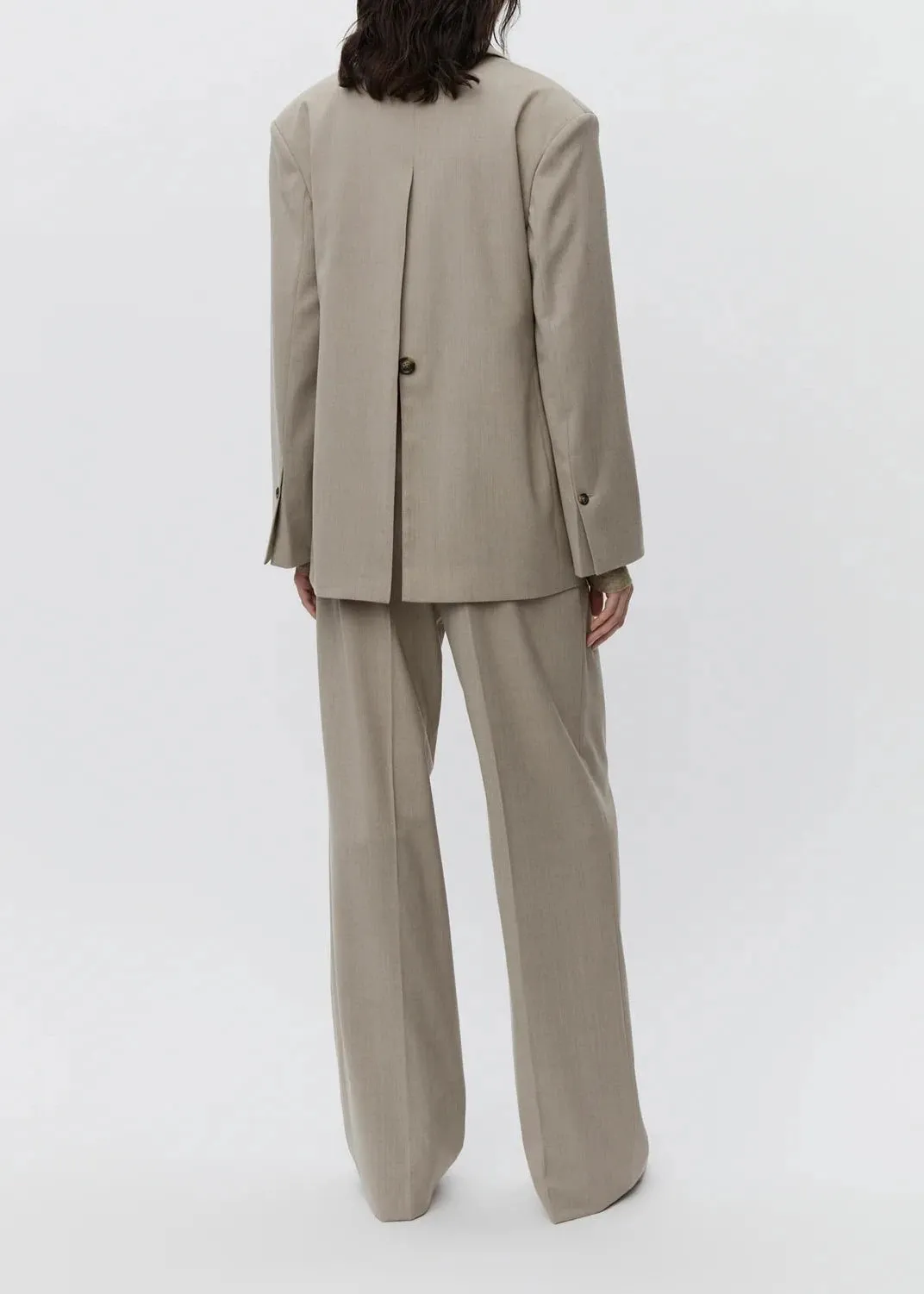 EZRA CLASSIC WOOK BLEND BLAZER | PETRIFIED OAK MELANGE