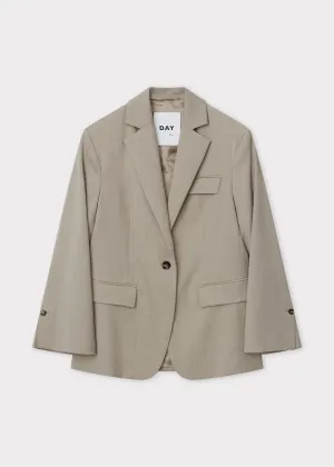 EZRA CLASSIC WOOK BLEND BLAZER | PETRIFIED OAK MELANGE