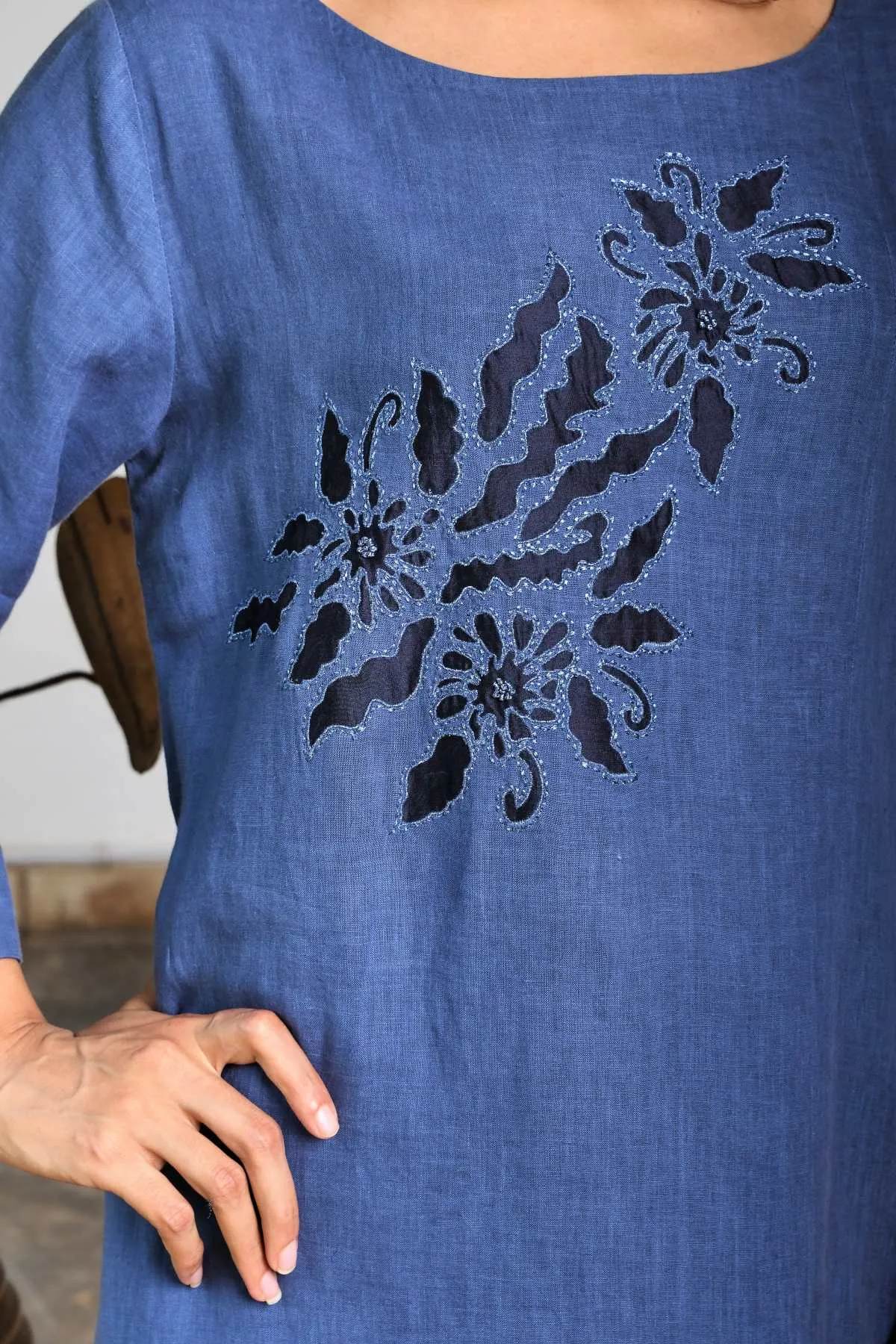 Floral Handwork Tunic