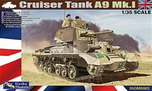 Gecko 1/35 Scale Cruiser Tank A9 MK.1 Model