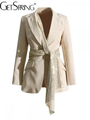 GetSpring Temperame Knot Blazer