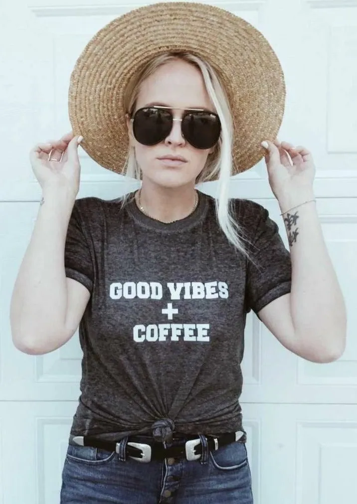 Good Vibes   Coffee - Muscle Tank
