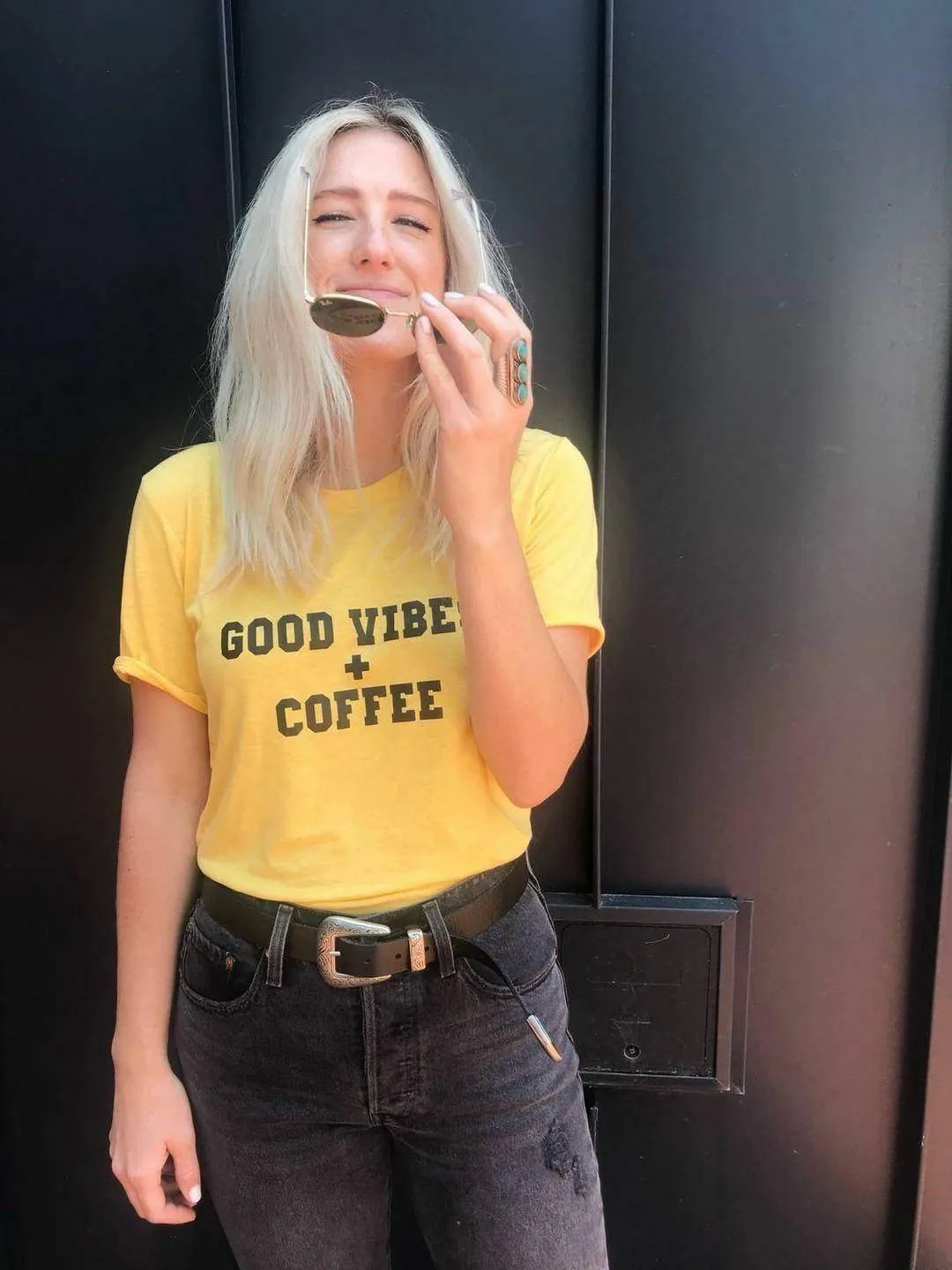 Good Vibes   Coffee - Muscle Tank