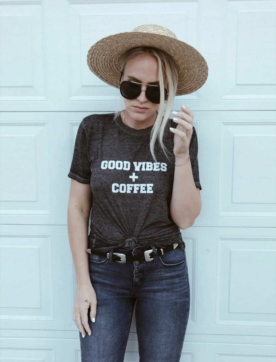 Good Vibes   Coffee - Muscle Tank
