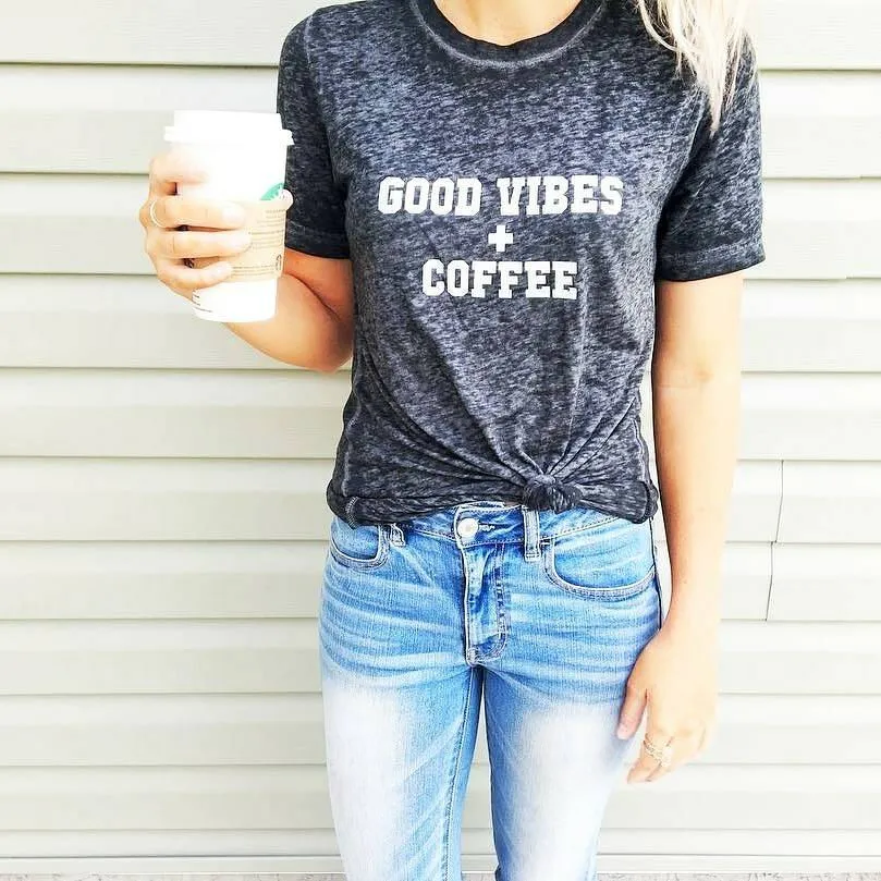 Good Vibes   Coffee - Muscle Tank
