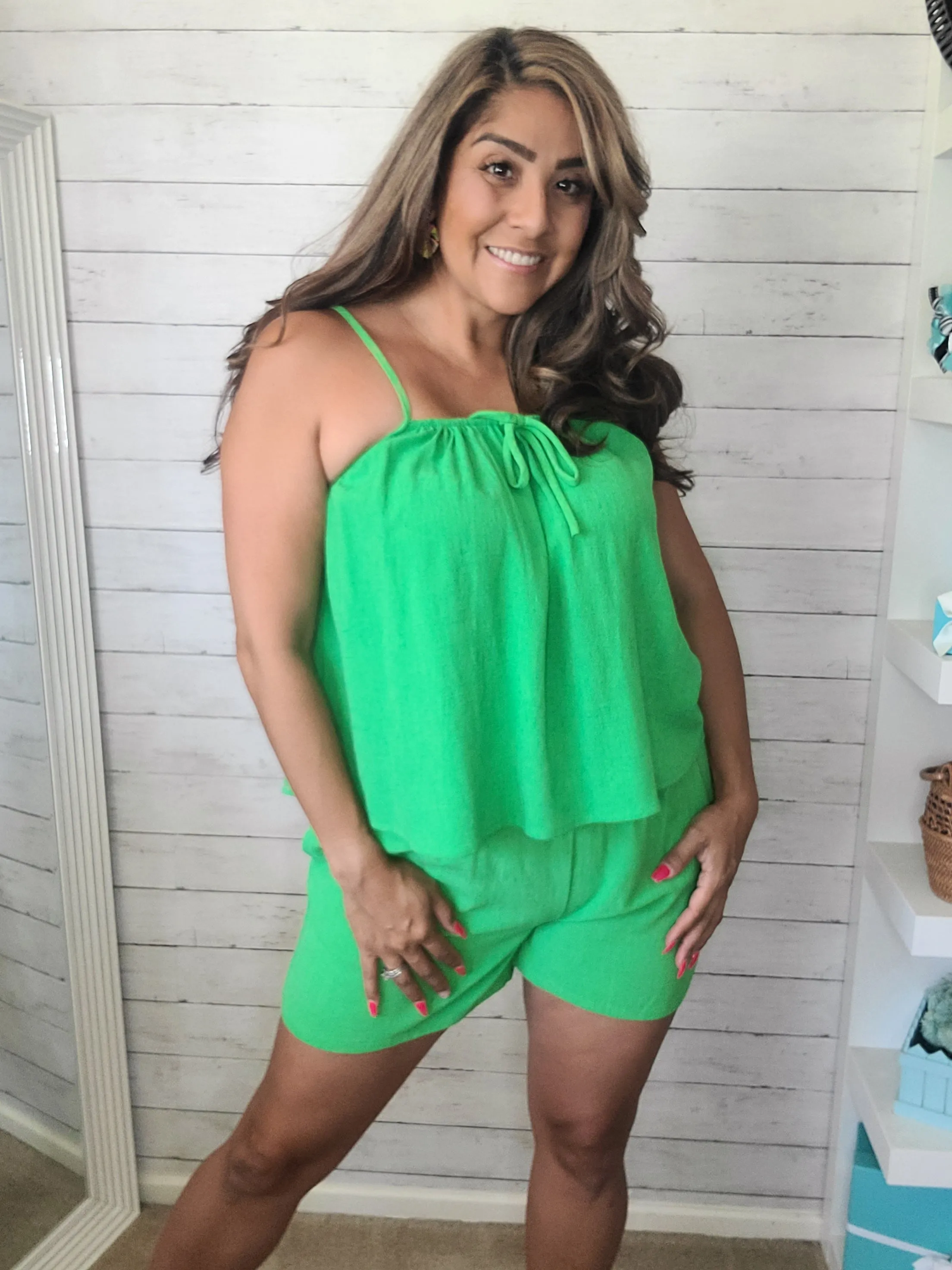 Green Valley Tank and Shorts Set