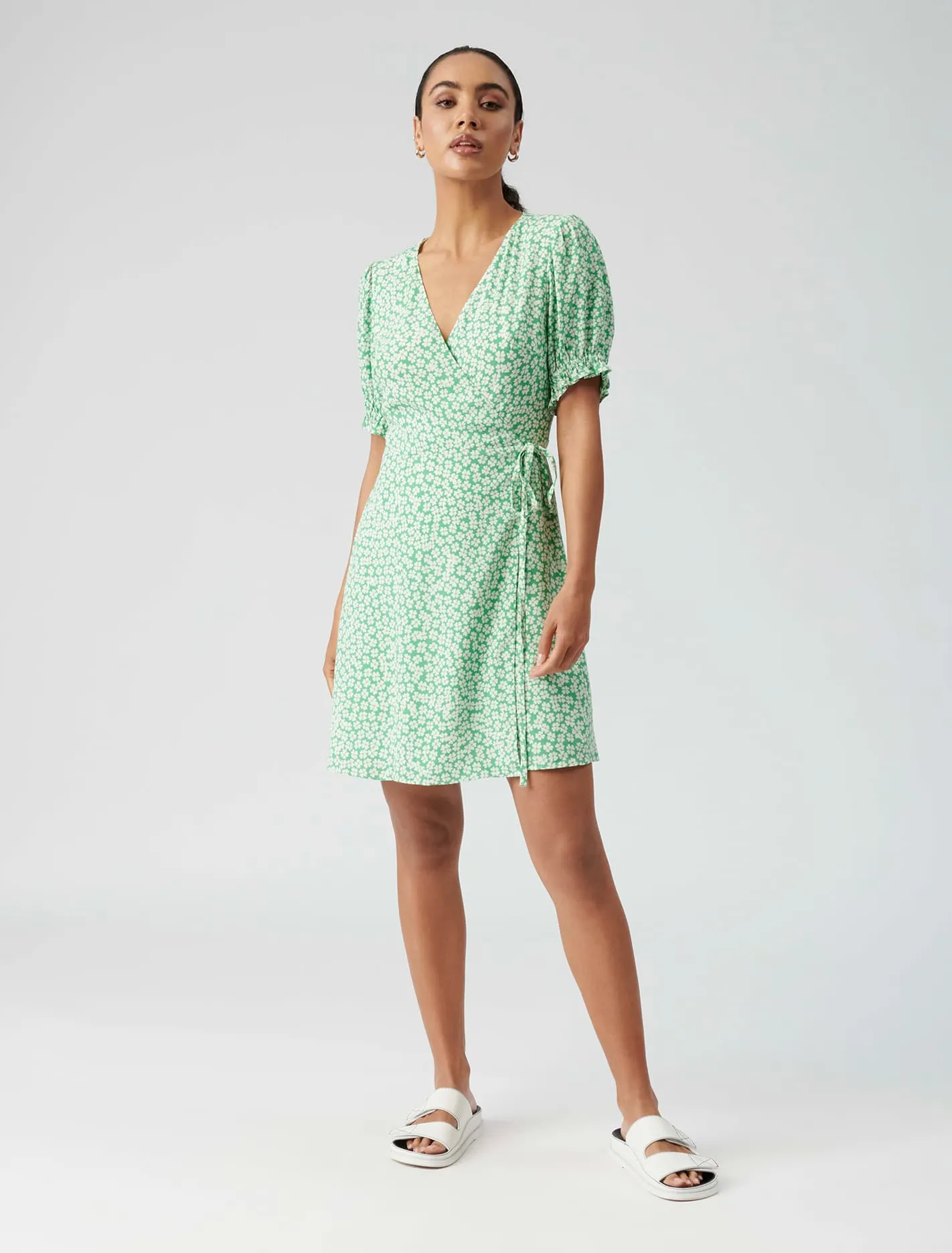 Harvey Wrap Mini Dress