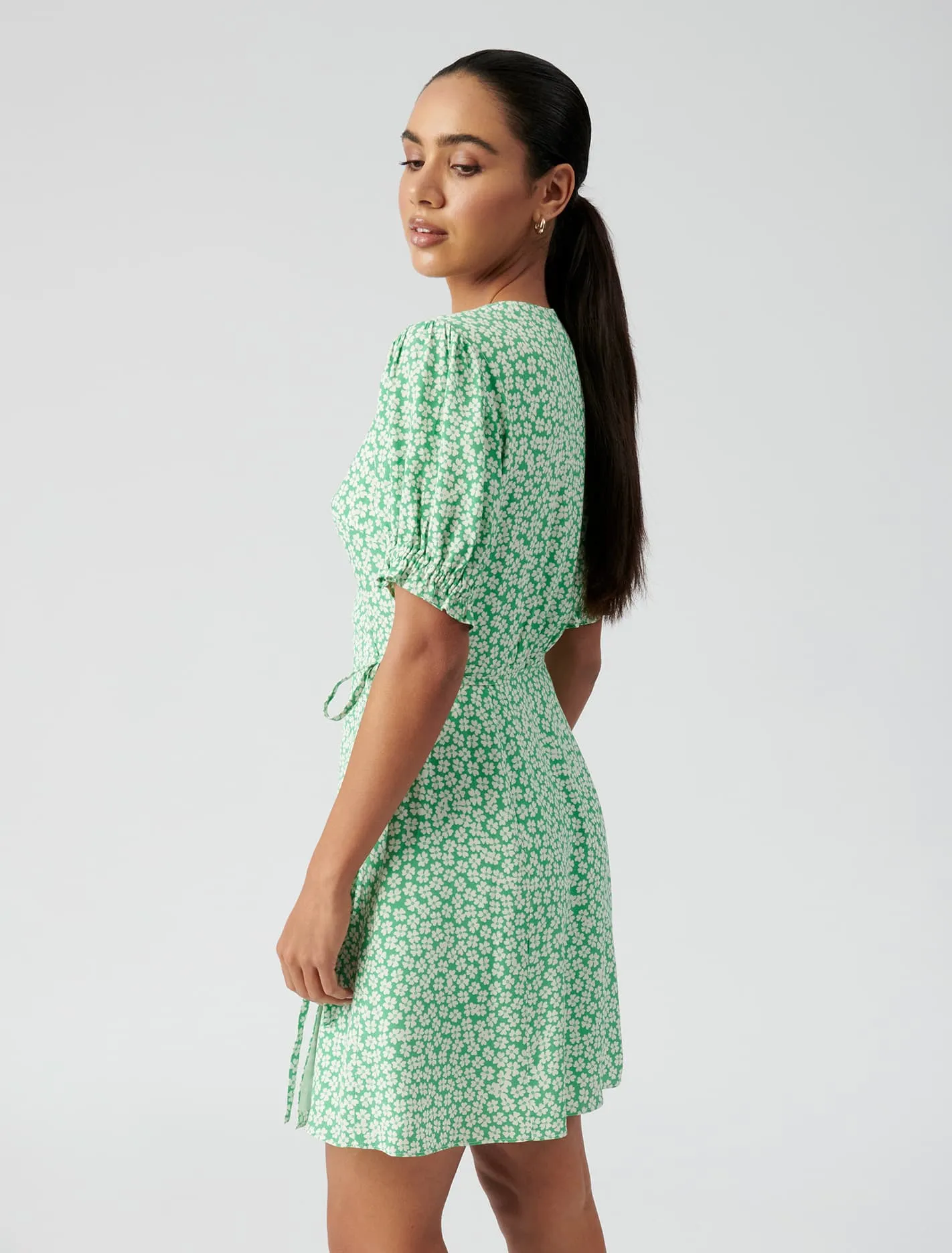 Harvey Wrap Mini Dress