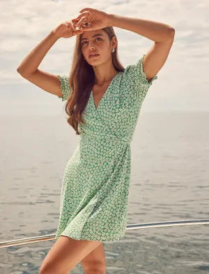 Harvey Wrap Mini Dress