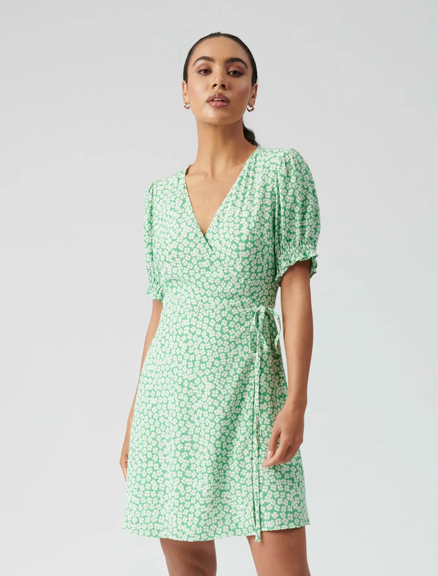 Harvey Wrap Mini Dress