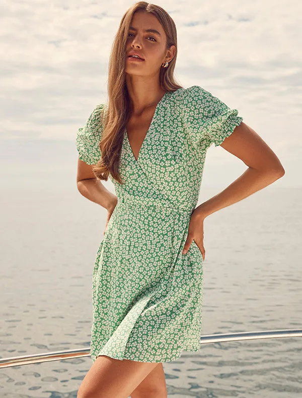 Harvey Wrap Mini Dress