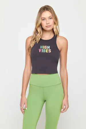 High Vibes Sienna Crop Tank