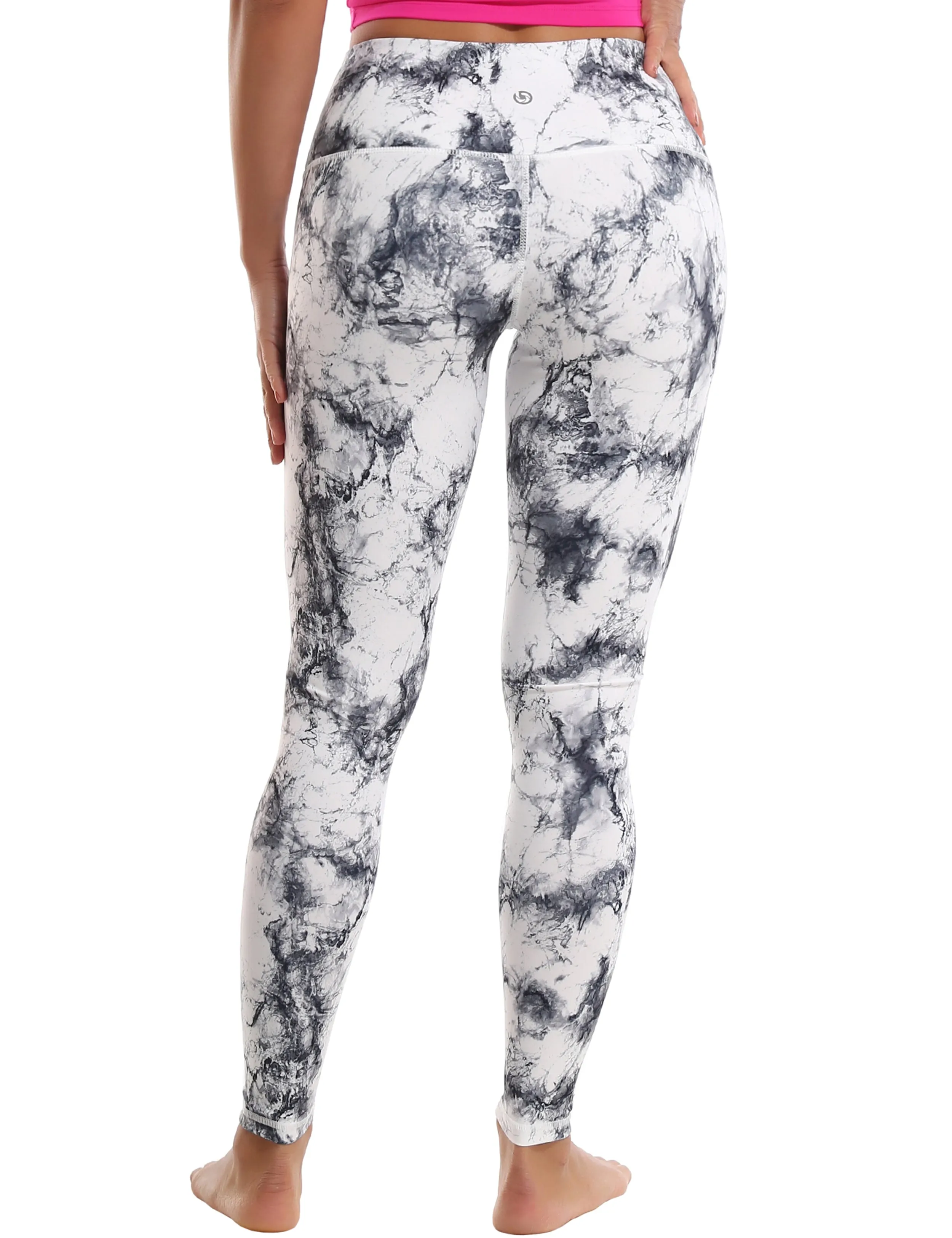 High Waist Biking Pants arabescato_Biking