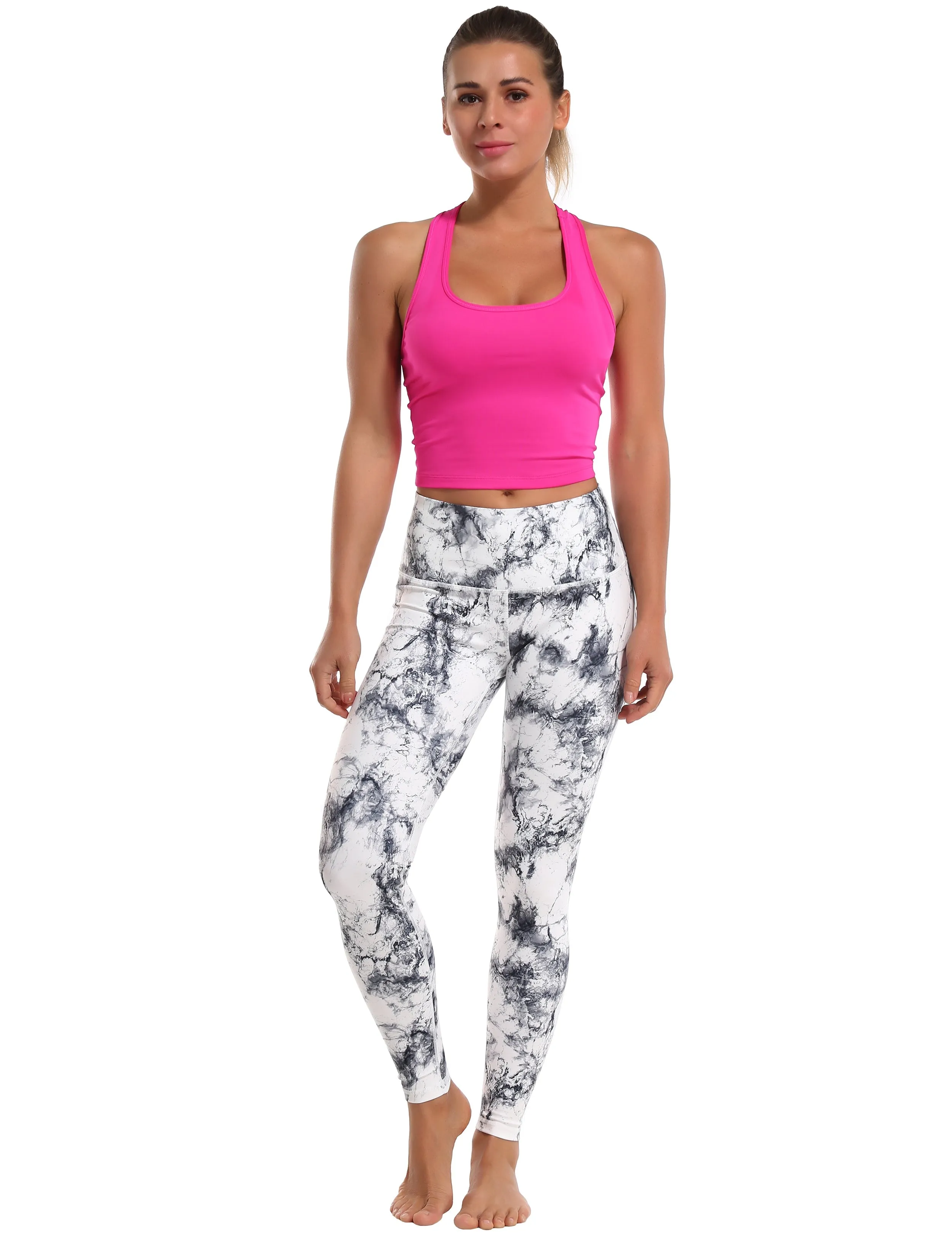 High Waist Biking Pants arabescato_Biking