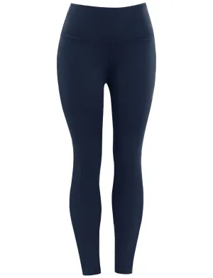 High Waist Biking Pants darknavy_Biking