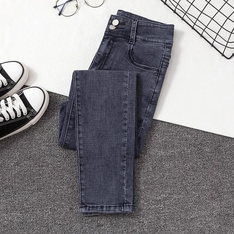 High Waist Casual Jeans