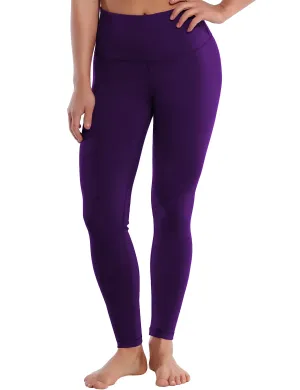 High Waist Gym Pants eggplantpurple_Gym