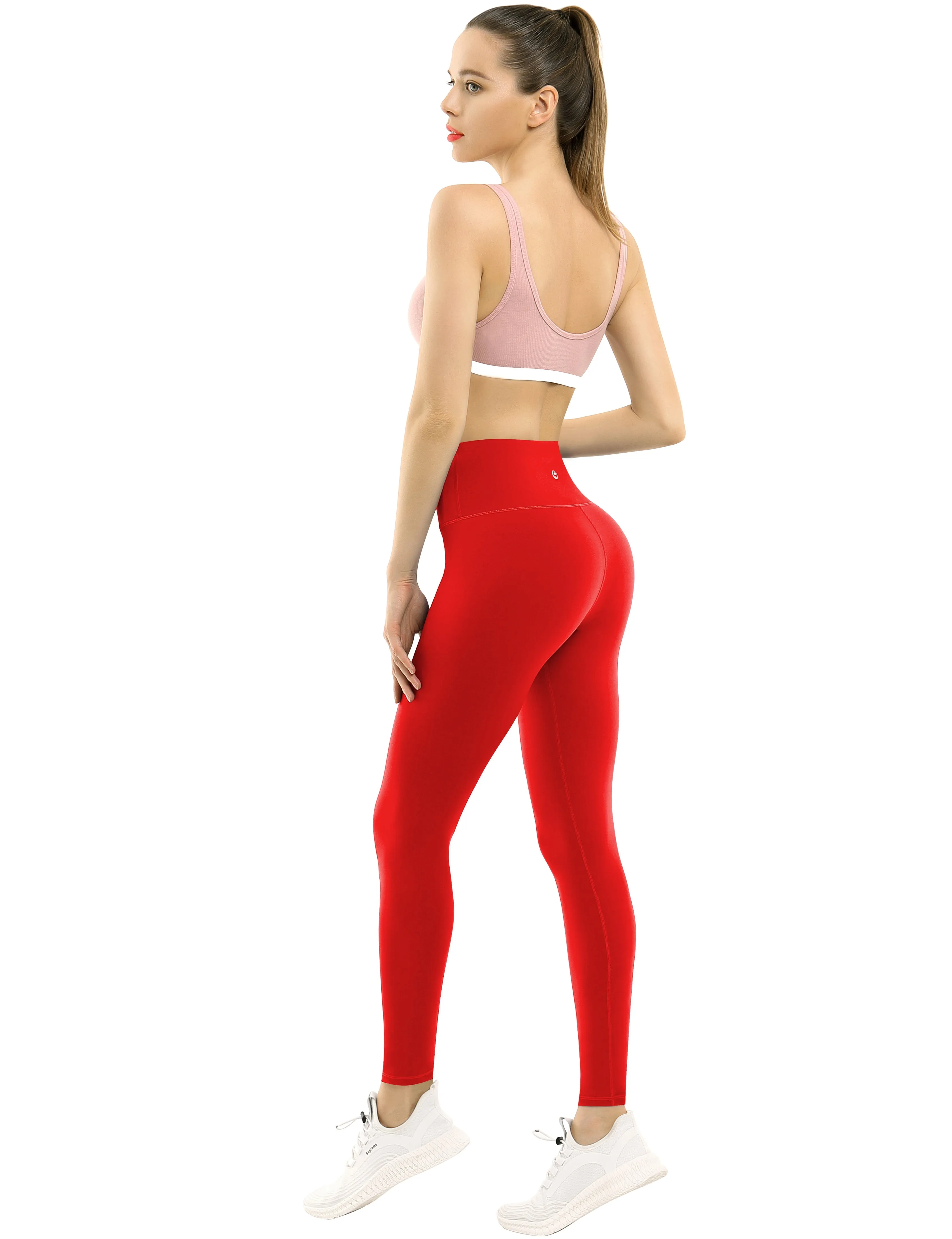 High Waist Pilates Pants scarlet_Pilates