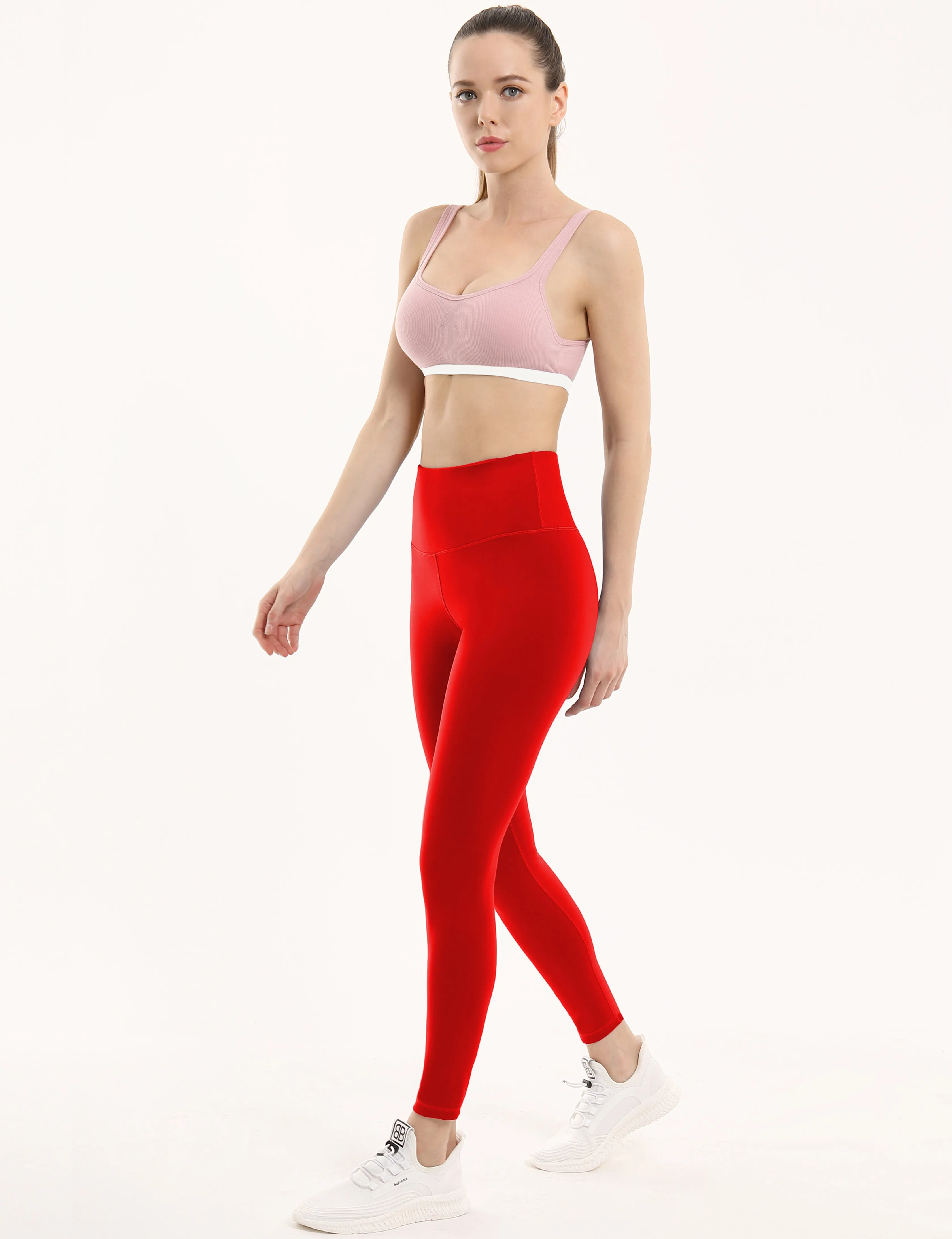 High Waist Pilates Pants scarlet_Pilates